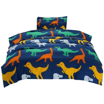 KSFSBedding Duvet Cover Cartoon Animals Bedding Set Duvet Cover Bed Linen Set Flat King Size Bedclothes