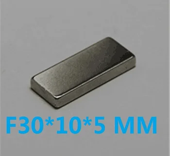 

50pcs/lot N35 Rectangular magnet f 30mm x 10mm x 5mm Super Strong Neodymium magnet 30*10*5 mm NdFeB magnets