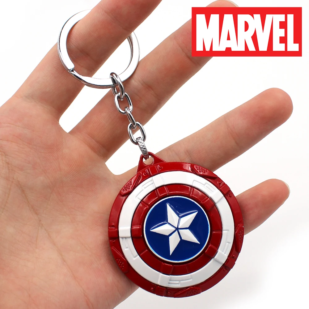 Мстители эндигра брелок Железный человек Капитан Америка Marvel металлический