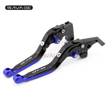 

Brake Clutch Lever For YAMAHA MT10 FZ-10 FZ10 2016 2017 2018 Black+B Motorcycle Adjustable Folding Extendable Logo MT-10