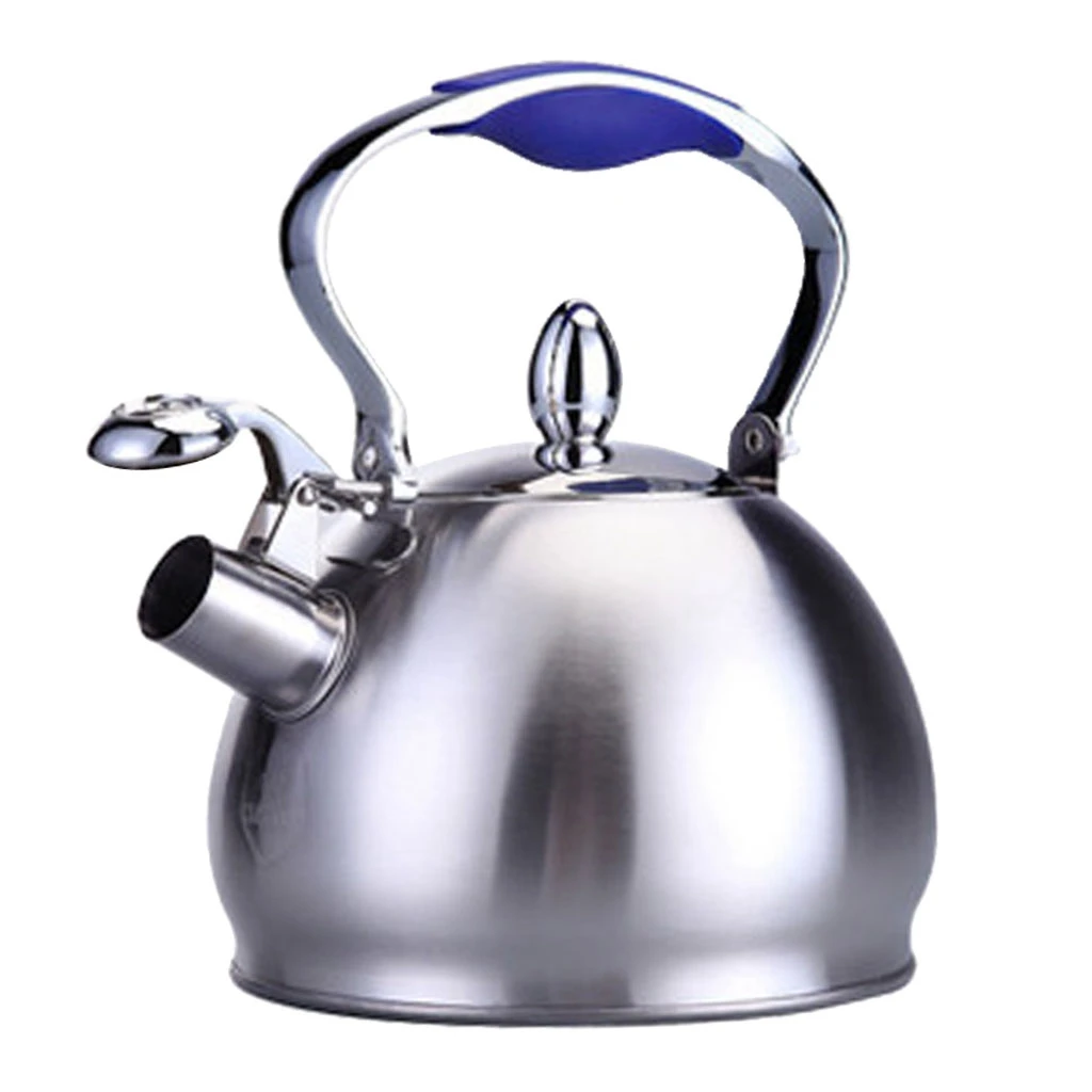 2.5L нержавеющая сталь свистящий чайник заварник для кофе, чая плита чайник заварки чай pots фильтр в комплекте (одной ручкой)