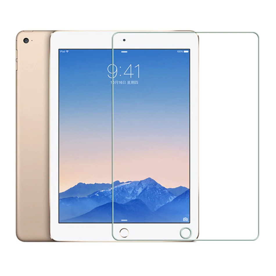 2 шт закаленное стекло для Apple iPad 9 7 (2017 2018) 5 го 6 поколения A1954 защитная пленка экран
