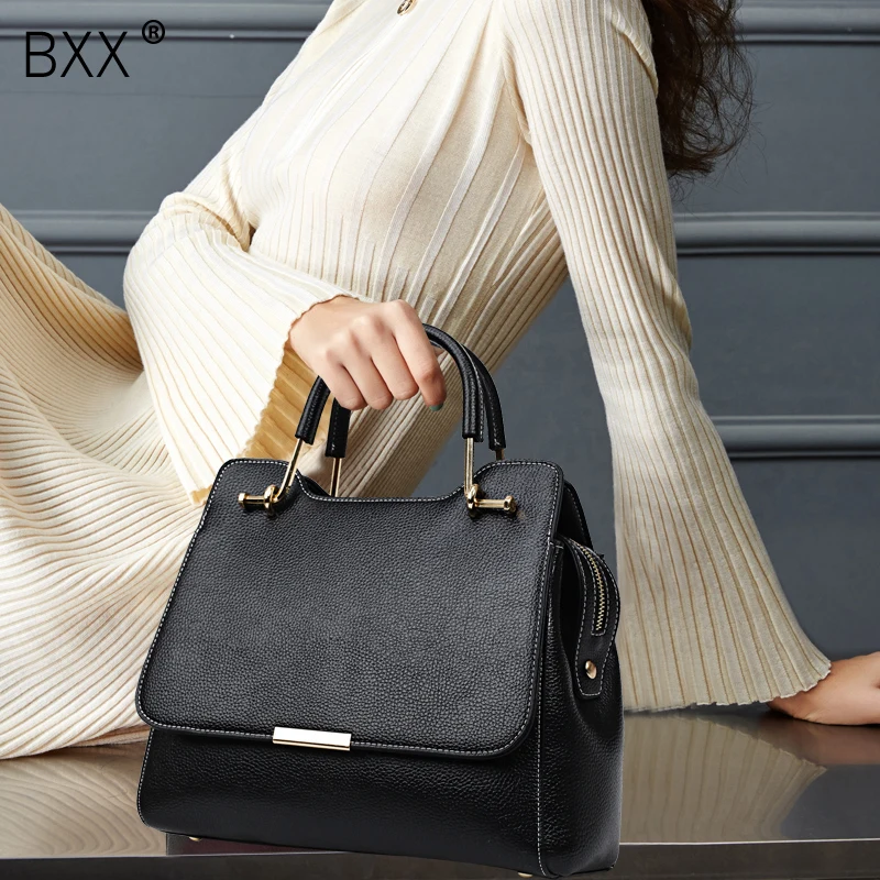 

[BXX] 2019 Fashion Women Crossbody Bag PU Leather Shoulder Bag Tote Purse Handbag Ladies All-match Large Capacity Bags HE257