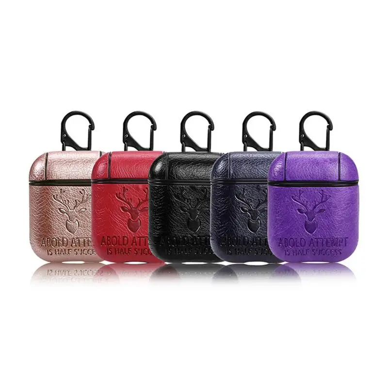 

Binaural Cap Wireless Bluetooth Earphone Protective Cover Case Portable Shockproof Drop Proof Soft Skin Cover Case For Airpods