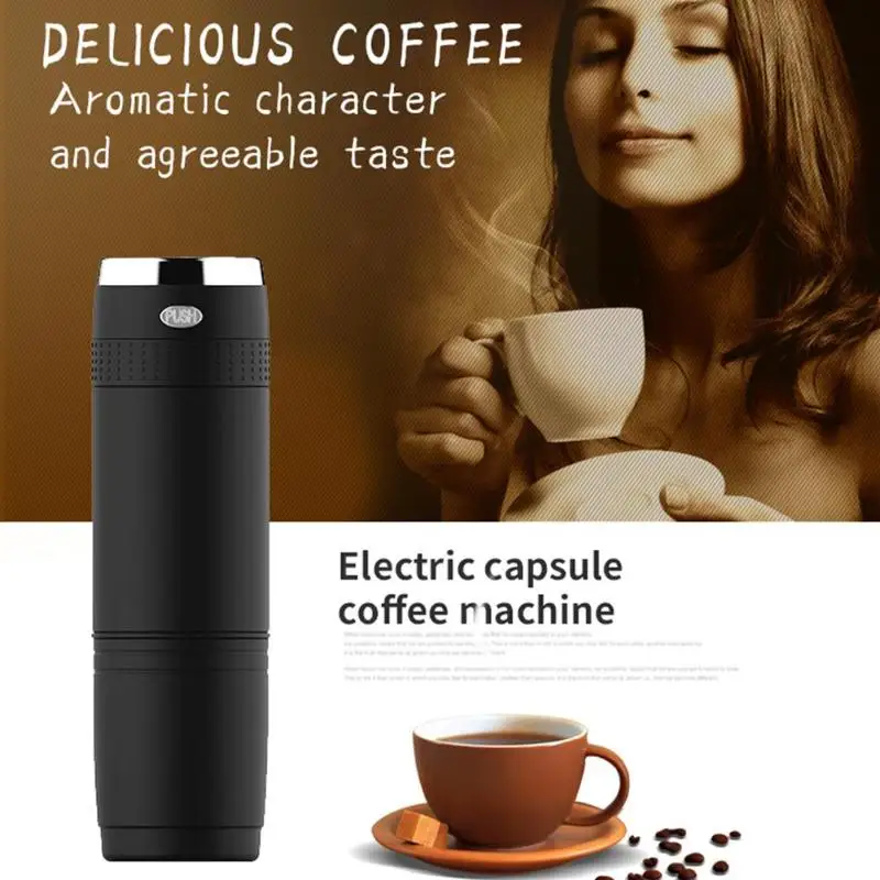 

Mini Coffee Machine Electric Automatic Coffee Maker 150ml Portable Pressure Espresso Coffee Maker Espresso for Home Travel