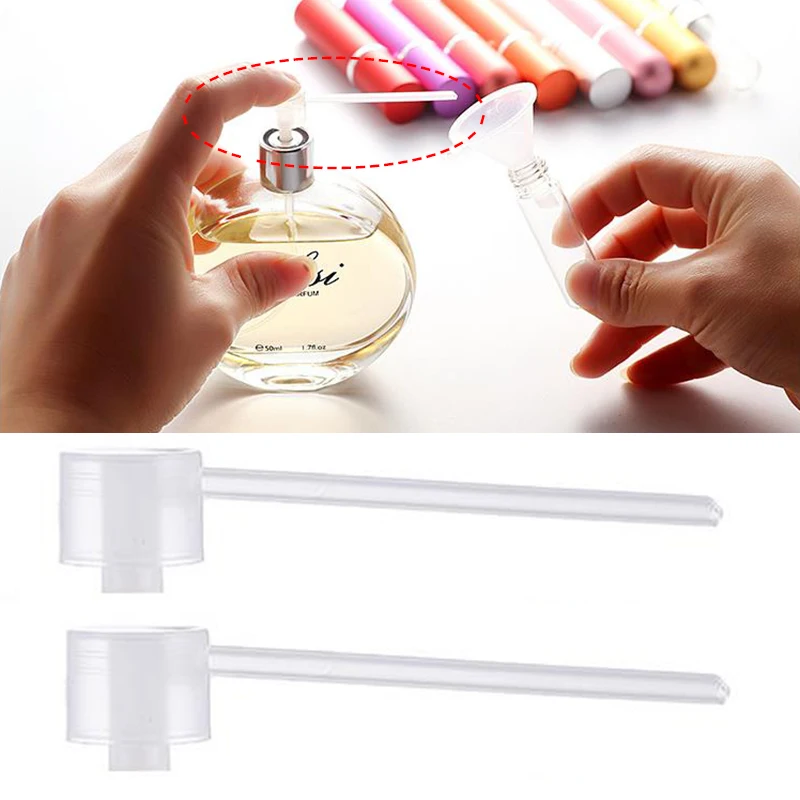 

Hot Sale Diffuser Funnels Dispenser Popular Portable Cosmetics Tools 10PCS/Lot Perfume Refill Tools Cosmetic Pump High Quality