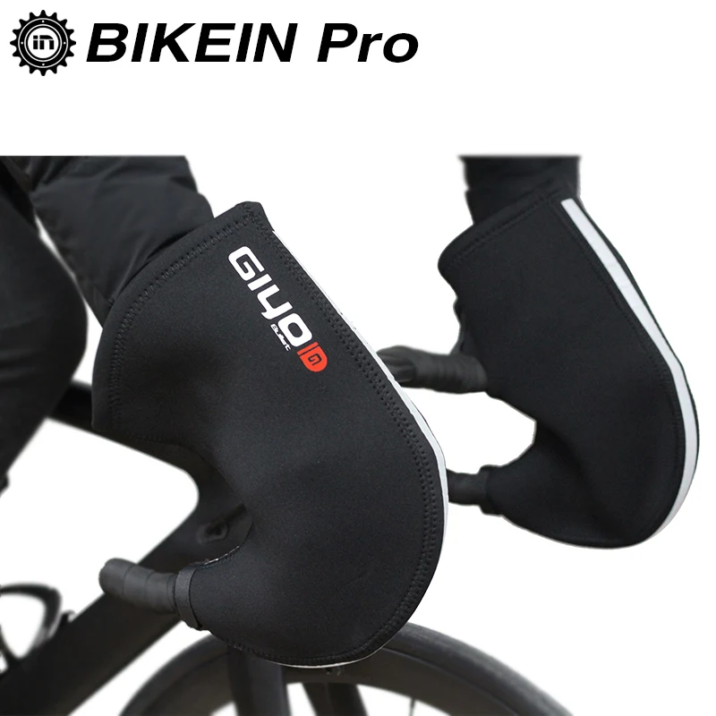 BIKEIN Pro Wind Rainproof Handlebar Gloves Winter Warm Cycling MTB