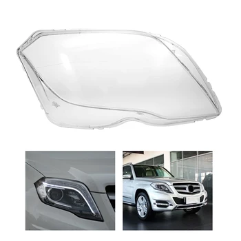 

Car Front Headlight Head Lamp Clear Lens Cover 1PCS Front Headlamp Plastic Shell for Mercedes Benz GLK200 GLK260 GLK300 13-15