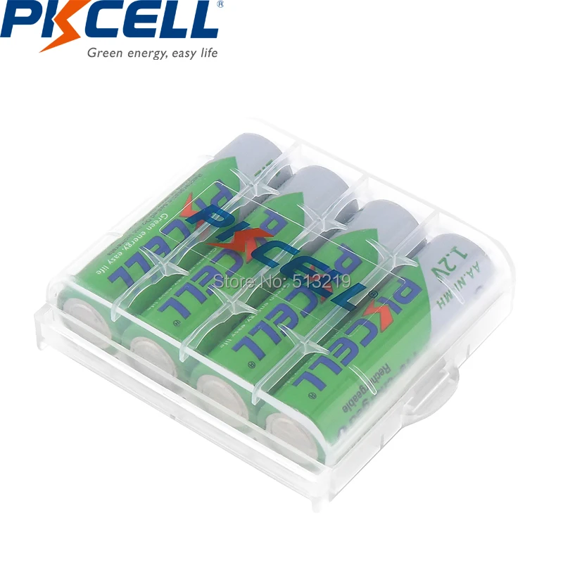 8 шт PKCELL 4 шт 850MAH AAA батареи и 4 шт AA 2200MAH 1,2 V NIMH aa aaa перезаряжаемые батареи LSD и 2 шт AA/AAA батареи коробка