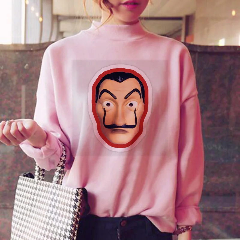 

the house of paper hoodies women sweatshirt sweat shirt oversized hood sweatshirt female streetwear fleece fleece sweat shirt