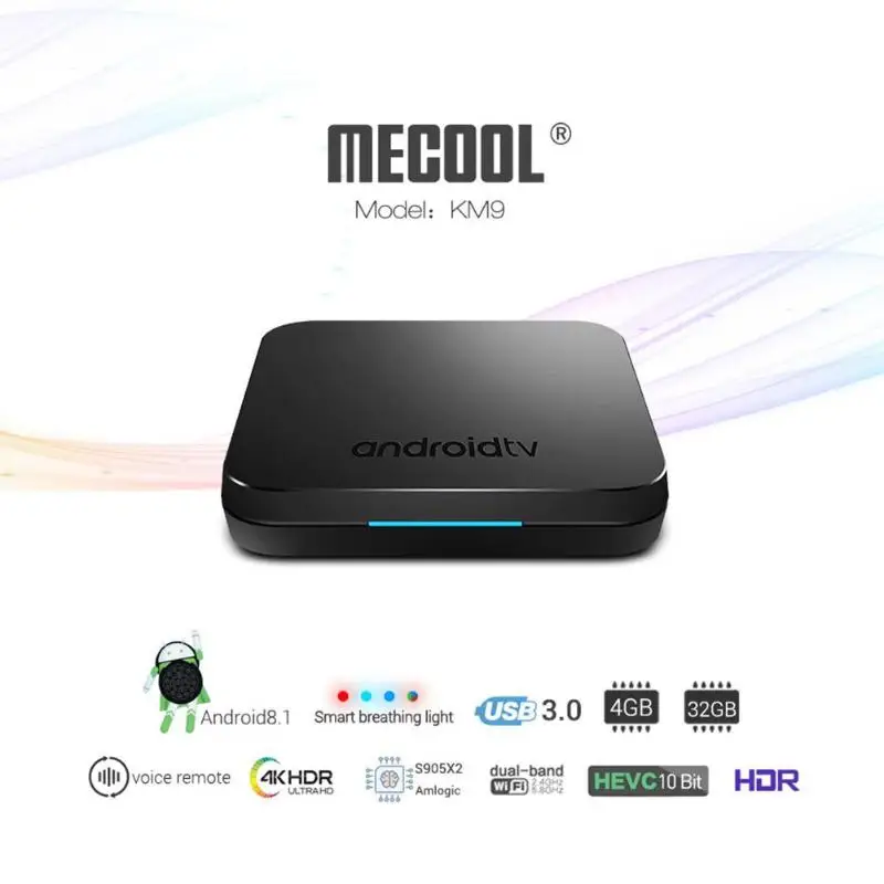 

2018 New Android 8.1 Smart TV Box Amlogic S905X2 Quad Core 4G+32G 2.4G/5G WiFi Bluetooth 4.1 4K Set-top Box Media Player