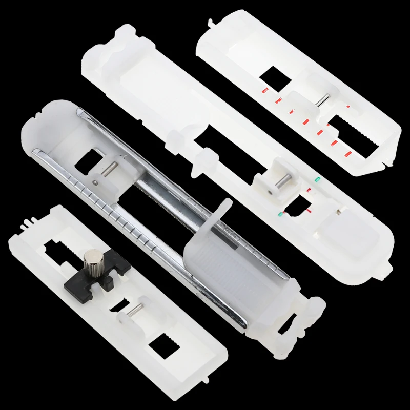 

New One/Four Step Domestic Sewing Machine Parts Presser Foot Buttonhole Foot Snap On Button Hole Presser Foot