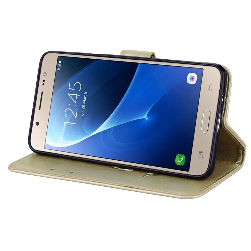 Чехол для Samsung Galaxy J5 2016 J510 SM J510F J510FN кожаный чехол кошелек 2016|Бамперы| |