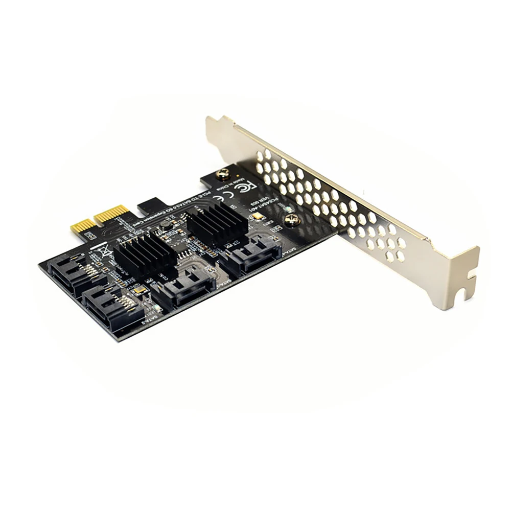 Настольная карта расширения PCI E для SATA 3 0 4 порта 6G черный адаптер Synology жесткого