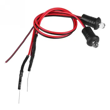 

1 Pair DC 12V Car LED Alternating Flashing Alarm Dash Mount Light Signal Lamp car accessories