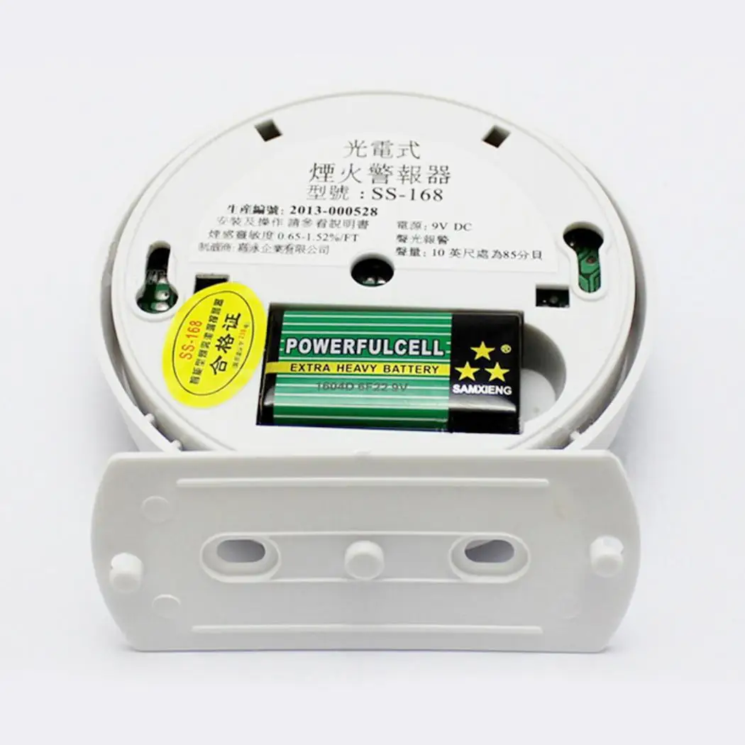 

Replaceable Battery Smoke Alarm Detector Fire Detection Home Office