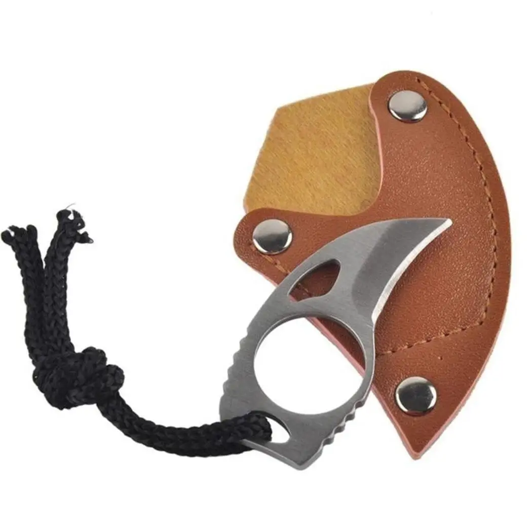 Multifunction EDC Outdoor Stainless Mini Straight activities Fixed Sharp and durable to use Blade Knife Unisex | Спорт и развлечения