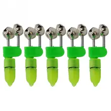 5 шт./лот светодиодный Удочка с сигнализацией укуса колокольчики кольцо рыболовные приманки аксессуар красный светильник Alerter Открытый рыболовные инструменты рыбаков#2