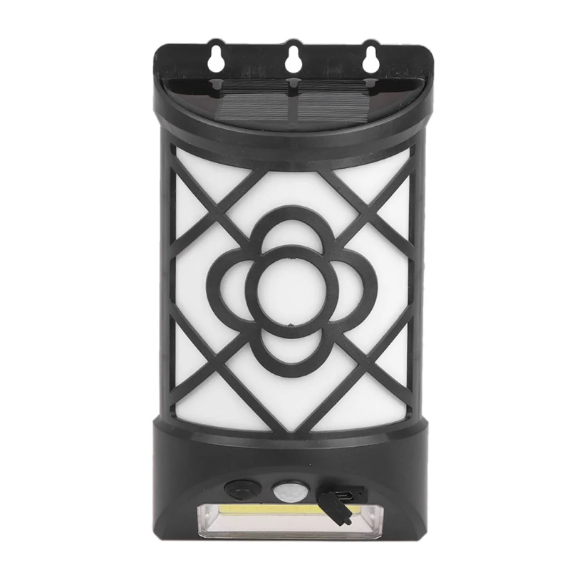 

Waterproof Solar Power Body Induction Garden Lamp Wall Light LED W/ Accessories