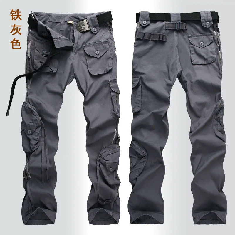 Women's Multi-pocket Cotton Trouser Overalls Fan Outdoor Hiking Hunting Shooting Training Wearproof Pants