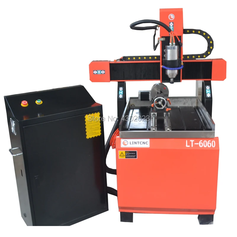 

Mini 4040 6040 6060 6090 cnc router 4 axis engraving cutting machine for metal, pcb, stone