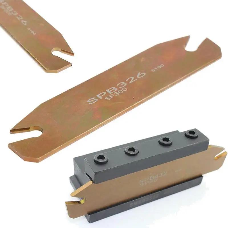 

SPB26-3mm Parting Grooving Cut-Off Cutter Plate Holder For SP300 Insert