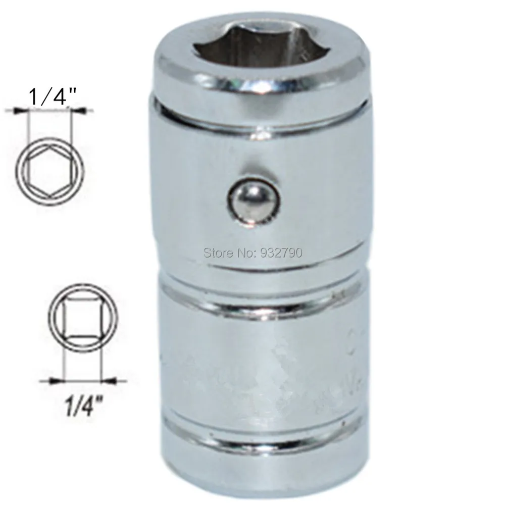 

1/4" Drive to 1/4" Hex Impact Adaptor Socket Screwdriver Bits Bit Adaptor