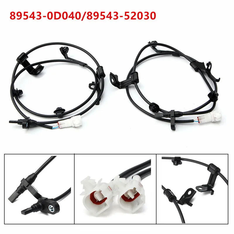 

Pair Front Left & Right ABS Wheel Speed Sensor for Toyota /Yaris /Scion XD 89543-52030 /89543-0D040