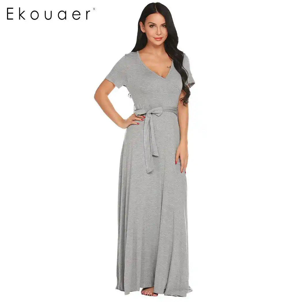 Long sleeve maxi nightgown Clearance