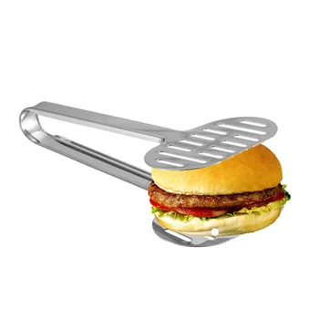 

1 pc Serving Tong Anti-scald Kitchen Multifunction Hamburger 24 cm Tongs Food Clip Tableware for Buffet