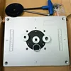 De aluminio de Router Mesa insertar placa 300x235x9,5mm con acero casquillo guía y herramienta de elevación para madera enrutador máquina de grabado ► Foto 2/6