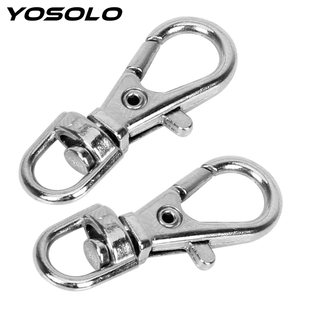 

YOSOLO 2 Pieces Car Keyring Car Keychain Fashion Key Chain Gift For Friend Multi-function Zinc Alloy Auto Key Ring Holder