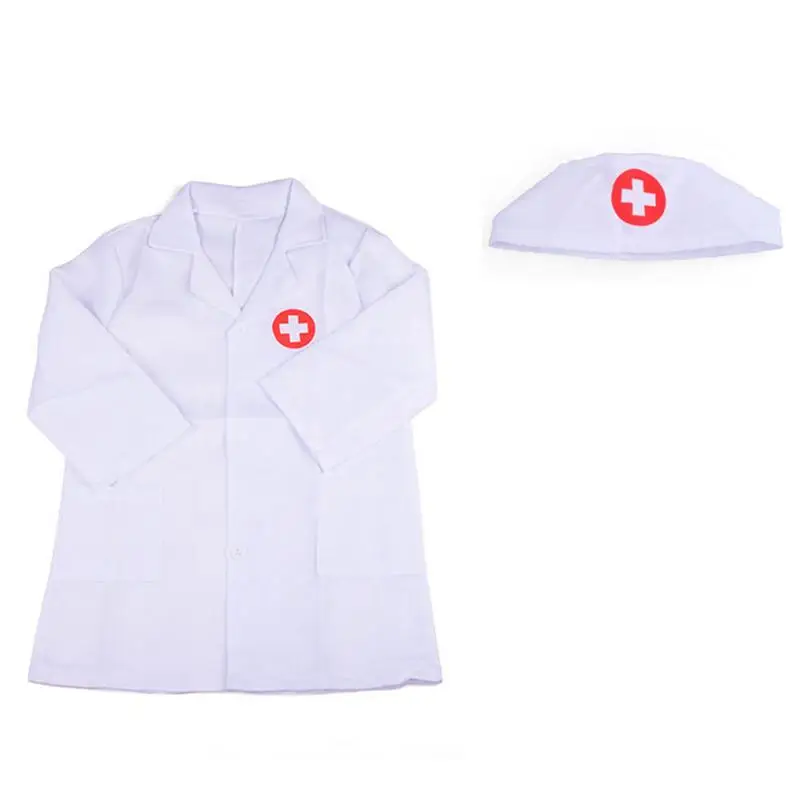 Детская одежда, костюм для ролевых игр, комбинезон доктора, белое платье, униформа медсестры
