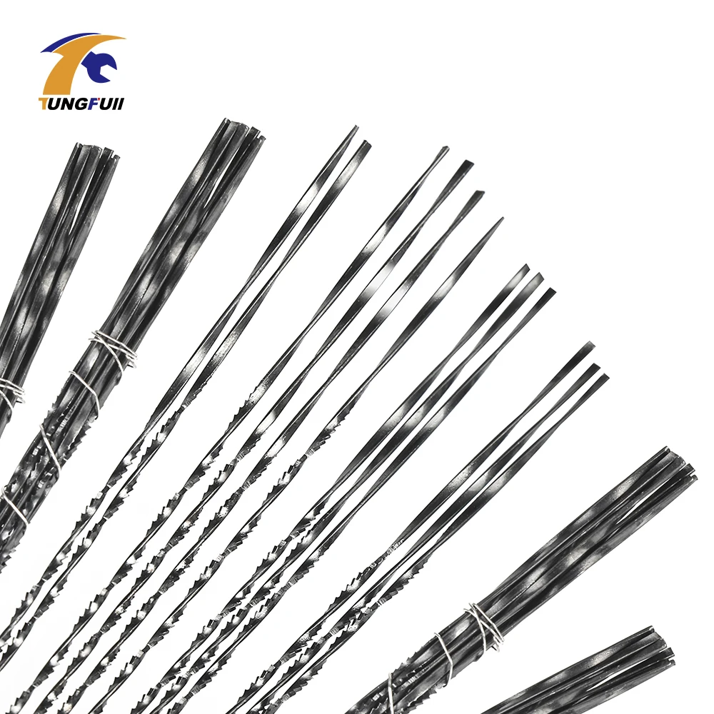 Fast Shipping 12Pcs 130mm Scroll Saw Blades Spiral Teeth 8 Kinds Wood