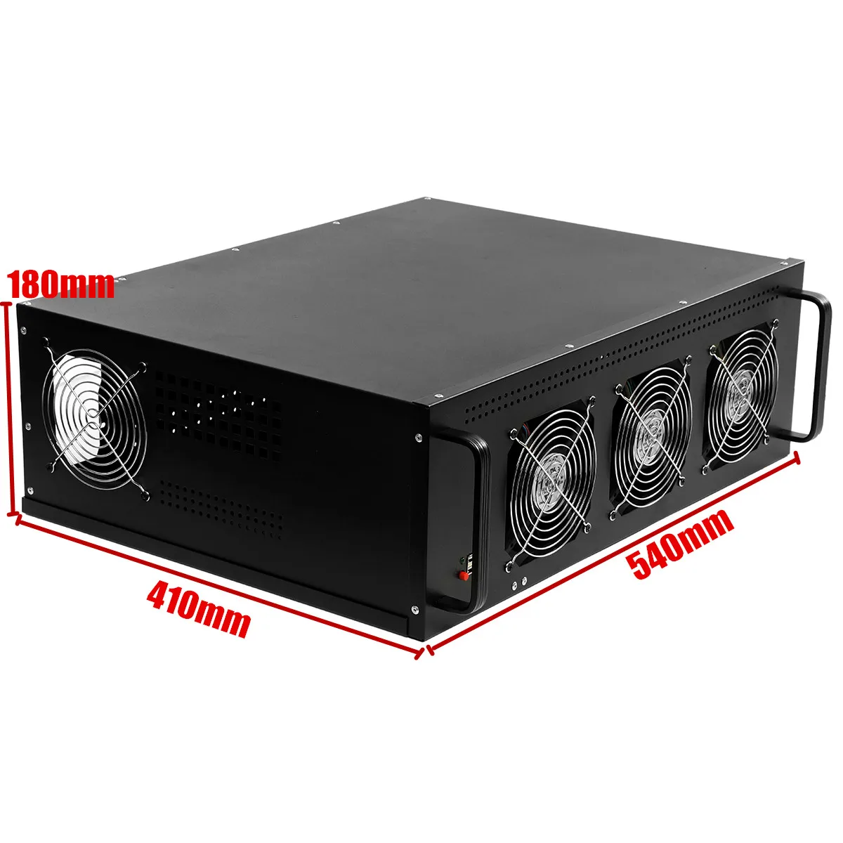 Newest 6GPU 3 Fans Mining Frame Rig Grahics Case coin miner minning case Mining Rig Case Computer For /onda D1800-BTC main board Newest 6GPU 3 Fans Mining Frame Rig Grahics Case coin miner minning case Mining Rig Case Computer For /onda D1800-BTC main board