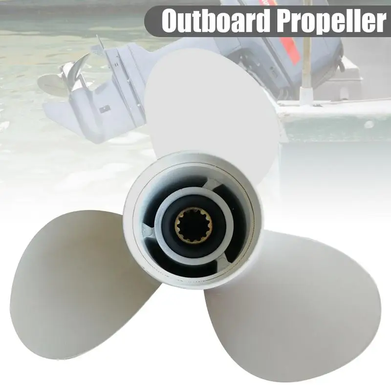 

40-50HP Aluminum Alloy Outboard Propeller For Ship Motor 11 5/8 X 11-G 69W-45947-00 YH/OB 25-60HP With 13 Spline Tooth