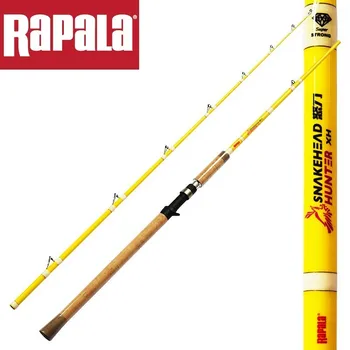 

100% Original Rapala R-ND SNAKEHEAD HUNTER Carbon lure Fishing Rod H XH Power 2.23m 2.4m 2 Segment Bait Casting Rod