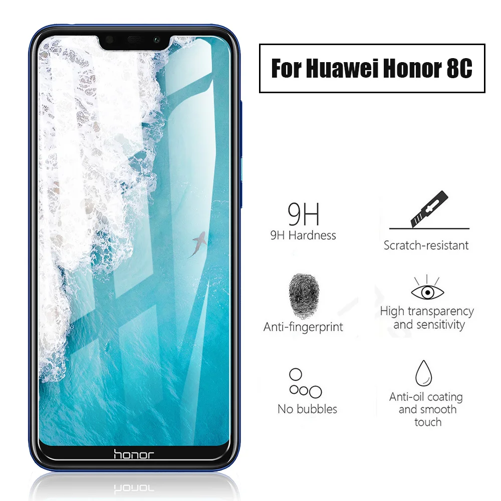 JONSNOW для Huawei Y6 2019 Y7 Pro закаленное стекло 2.5D 9H Защитная пленка экрана Honor 8A 8C 10