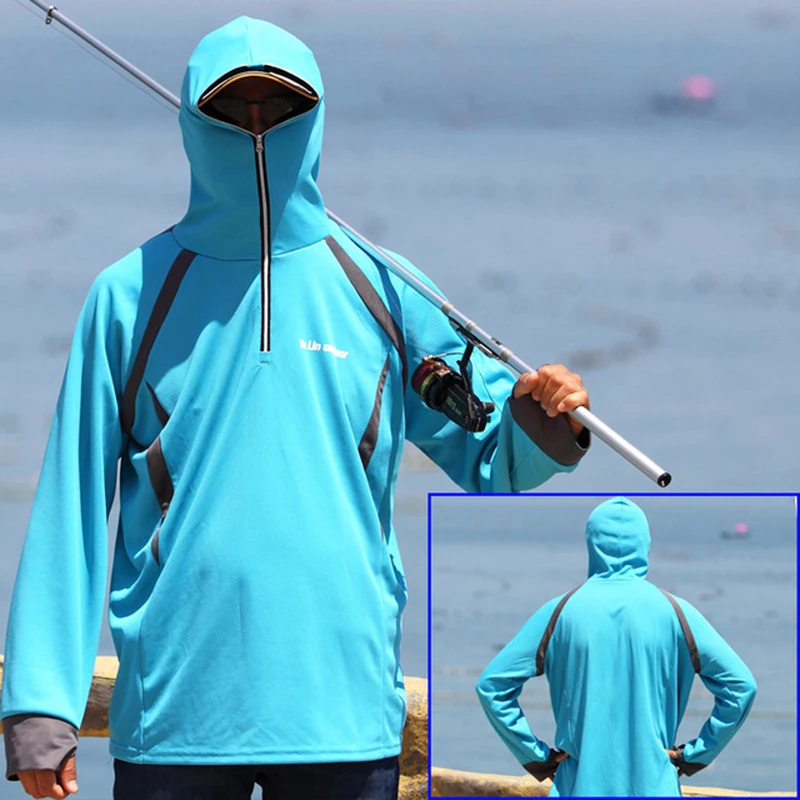 Koop Vissen Kleding Outdoor Sneldrogende Anti Uv Bescherming Ademende Zon Shirt Jas Zomer Man Sport Kleding Vissen Accessoires