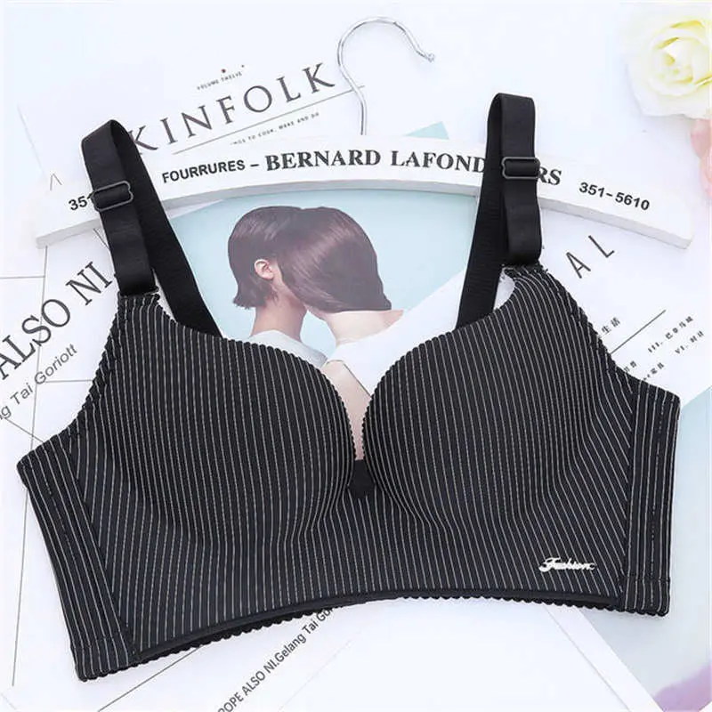 

Fashion Wirefree Push Up Bra For Woman Big Size A B C Cup Sexy Women Underwear Brassiere Gather Bralette Lingerie Modis