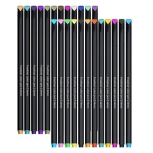 24 шт 0,4 мм цветные ручки для рисования, цветные ручки для рисования, ручки для рисования