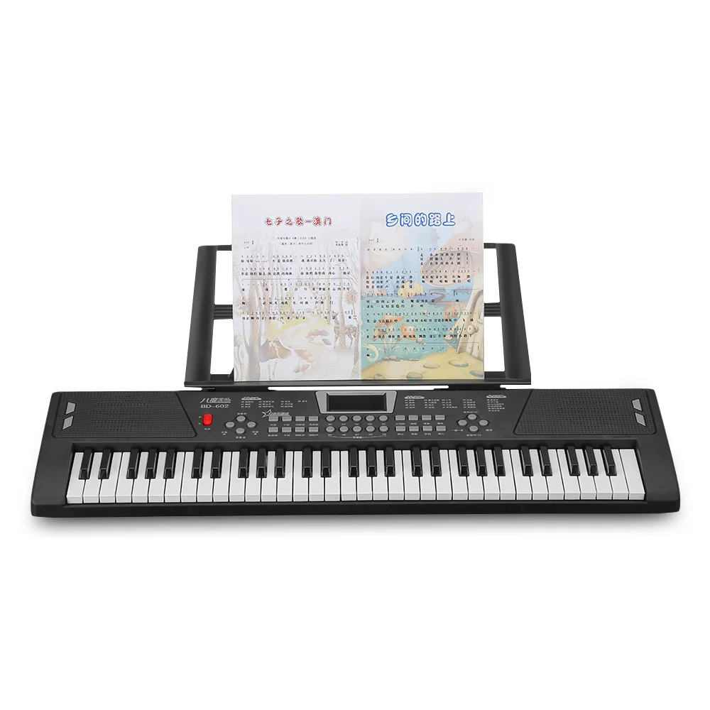 

61-Key Piano Keyboard BD MUSIC BD - 602 Multifunctional Electronic Piano 16 Tone 10 Rhythm 8 Percussion Musical Toy Kids Gifts