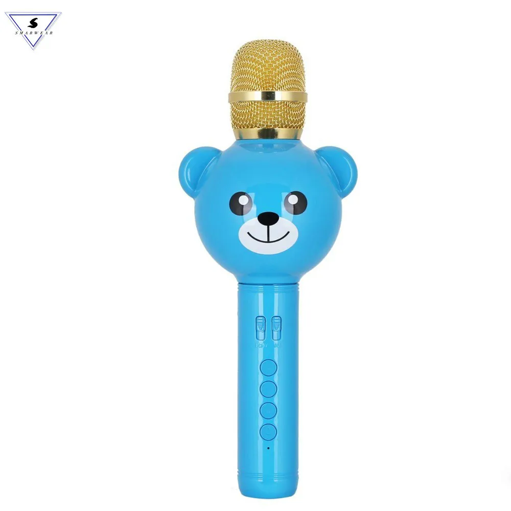 

Bluetooth Toys Gifts microphone Home Outdoor Party Music Playing Singing & Recording With Speaker For Iphone Android Smartphone