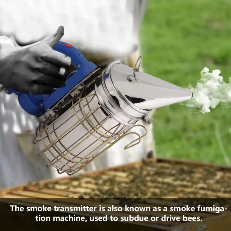 

Stainless Steel Electric Bee Smoke Transmitter Kit Electric Beekeeping Tool Apiculture Bee Smoker Beekeeping Equipment