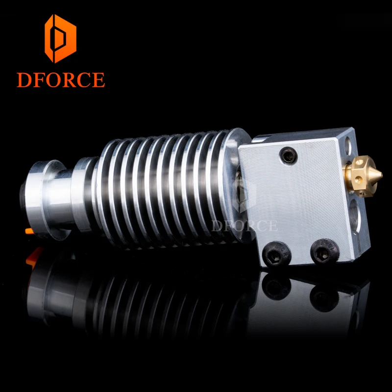 

Dforce Highall-metal v6 Volcano hotend J-head Hotend HeatSink heater block heat break V6 Volcano NOZZLE for E3D HOTEND