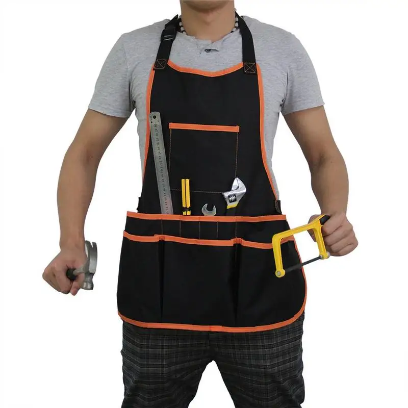 

Work Apron Tool 16 Tool Pockets Tool Belt Adjustable Vest Tool Apron For Mans And Women Work Apron