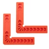 2pcs 90 Deg L Shape Square Right Angle Clamps Corner Clamping Ruler Plastic 3'' ► Photo 2/6