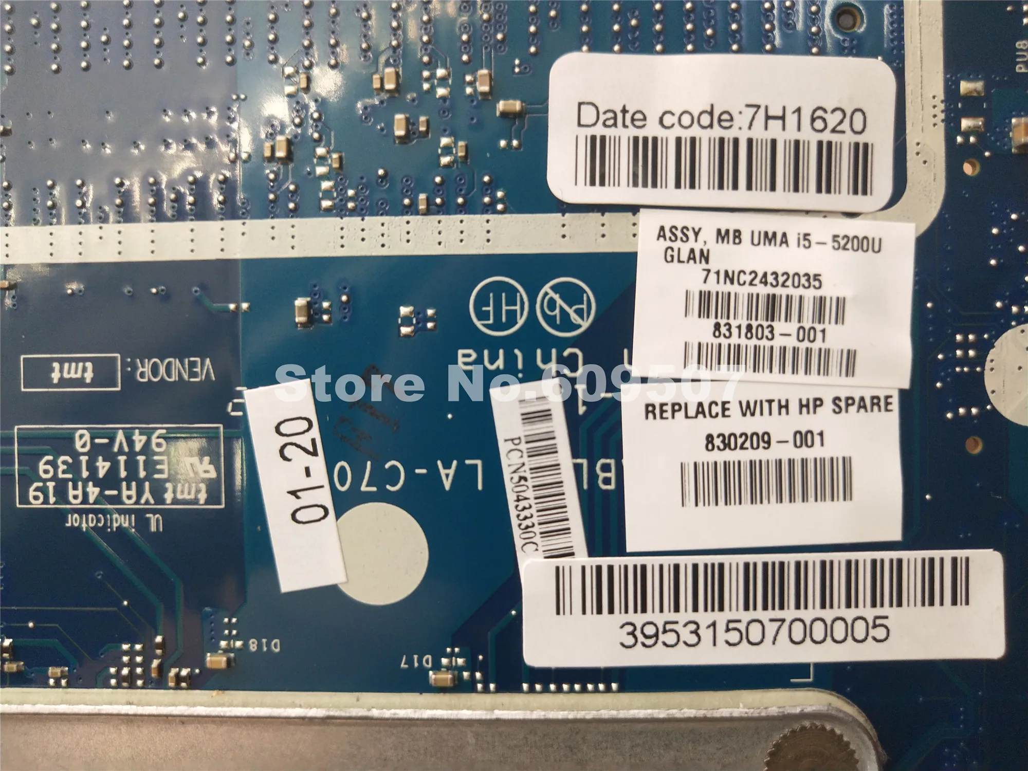 price cut  830209-001 831803-001 For HP ProBook 15-AC 250 G4 Laptop motherboard I5-5200U AHL50 ABL52 LA-C701P 