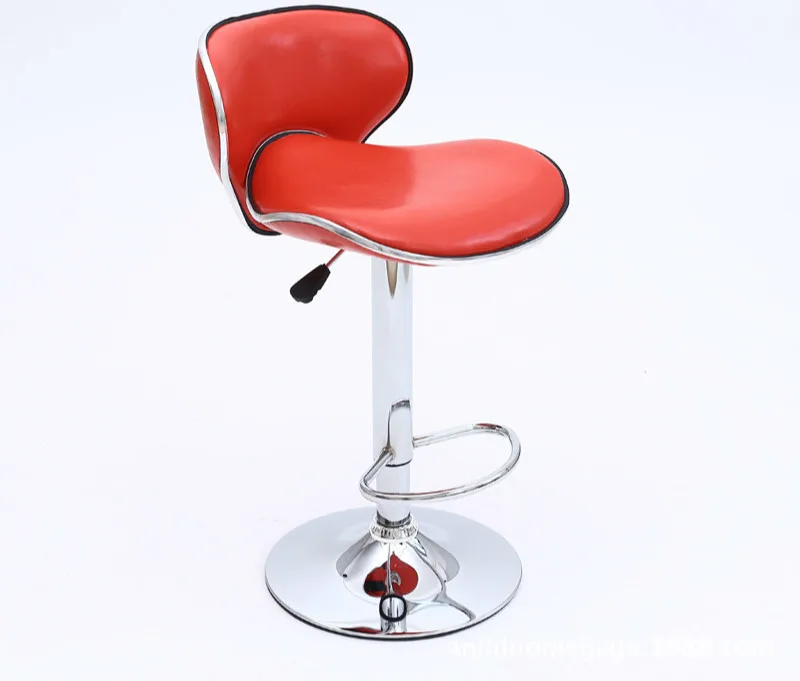Quality Lifting Swivel Bar Counter Chair Rotating Adjustable Height Bar Stool Chair Stainless Steel Stent cadeira 3 Colors