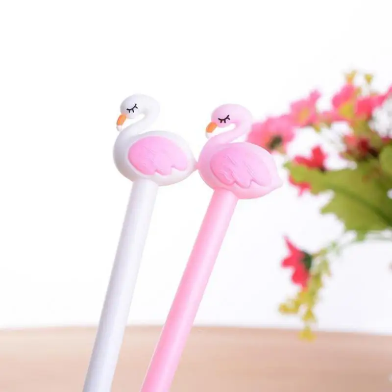 

Jonvon Satone 50 Pcs Little Swan Gel Neutral Pen Cute Stationery Students Black Signature Pen Korean Office Supplies Wholesale